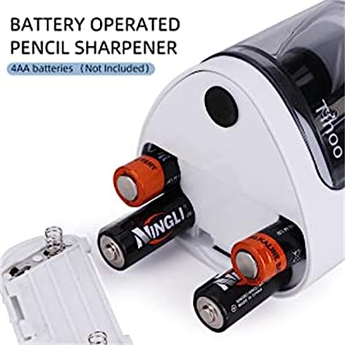 NVEIRGH Two-Hole Electric Automatic Pencil Sharpener Switch Home Office School Supplies Stationery Art