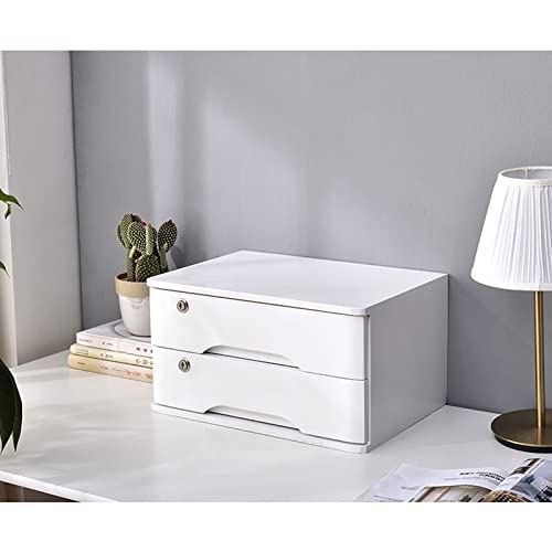 EliteBloom Desktop File Cabinet - Solid Wood Storage Box - Desktop Organizer, Solid Wood Storage Box Small Chest of Drawers Put A4 Paper, Small Chest of Drawers Put A4 Paper,A-2 Drawers