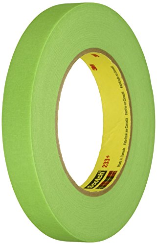 3M 26334 Scotch Performance Masking Tape (233+, 26334, 18 mm x 55 m), 48 Pack