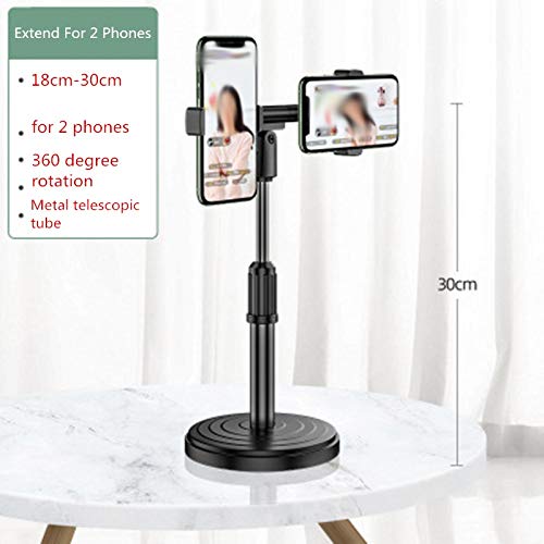 Multi-Functional Retractable Mobile Phone Stand for Live Broadcast Desk Table Clip Bracket Table Mount Cell Phone Support Holder