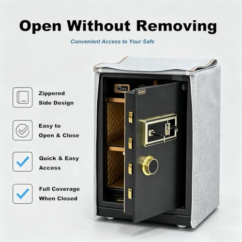 QGBDDP Home Protective Cover for Safe and Storage Cabinet, Custom Fit