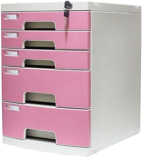 KUYBTU Cabinet Filing Cabinet Lockable Multi-Drawer Storage Box Desktop Office File Boxes Data Storage Drawers