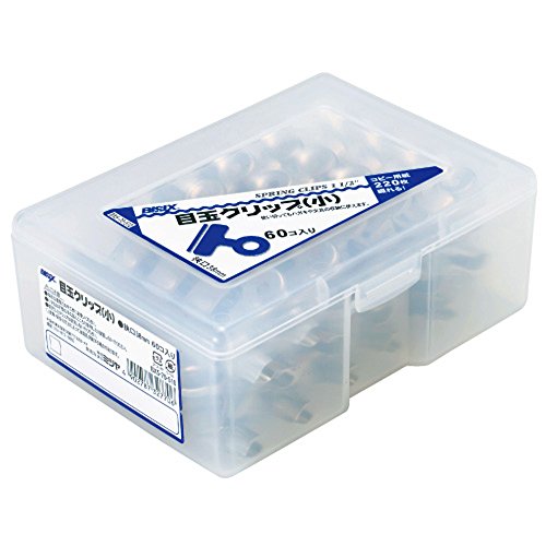 Mitsuya BX5-70-510 Eyeball Clips, Small, 60 Pieces, Silver