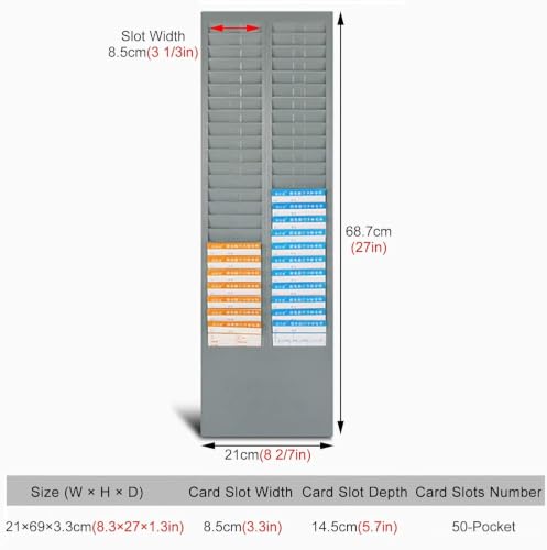 Small Businesses Time Card Holder/Workshop Material Card Stand