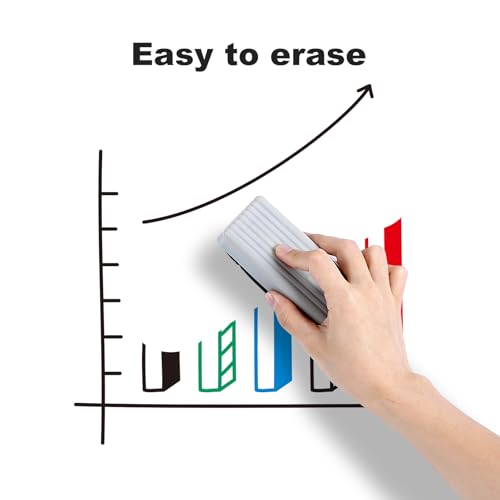 Comix Dry Erase Markers, Chisel Tip Whiteboard Markers, 48 Count 16 Colors
