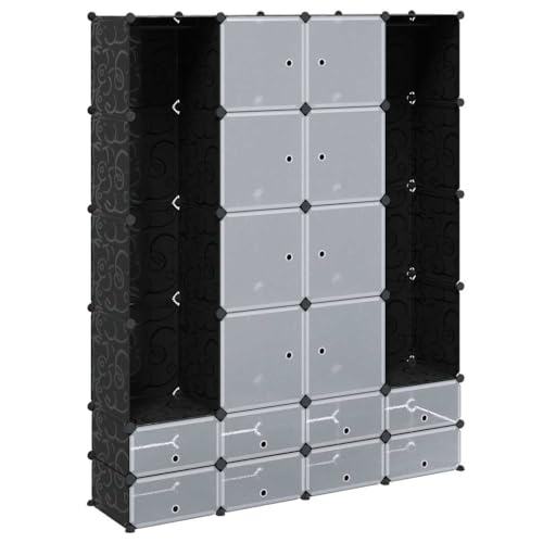 Favemtsl 18 Compartment Modular Storage Cabinet 14.6x57.5x71.1 Inch