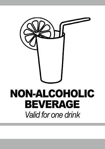 Drink Tickets - Fast & Affordable Non-Alcoholic Tickets by MyZone Printing (Silver, 2500)