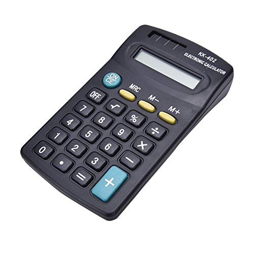 QERTYHJK Portable 8 Digit Calculator General Purpose Electronic Battery Powered School Company Office Supplies