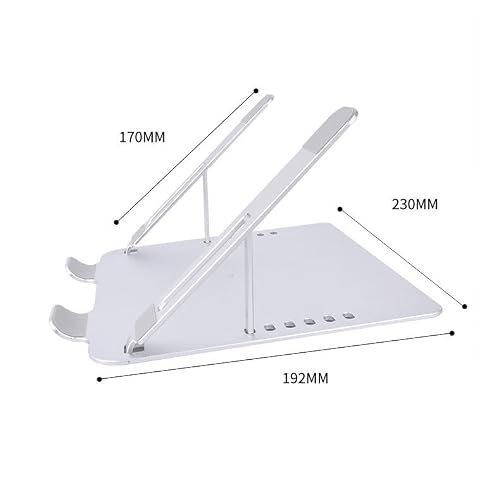 XDSRFVW Laptop Stand Desktop Rotating Heat Dissipation Aluminum Alloy Folding Computer