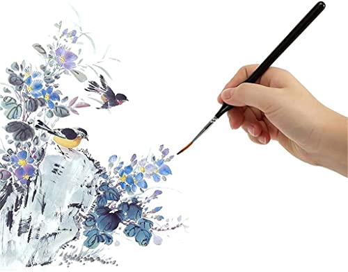 Feilx 15Pcs Miniature Painting Brushes Kit Professional Mini Fine Paint Brushes Set Detail Paint Brush Set Paintbrush Sets
