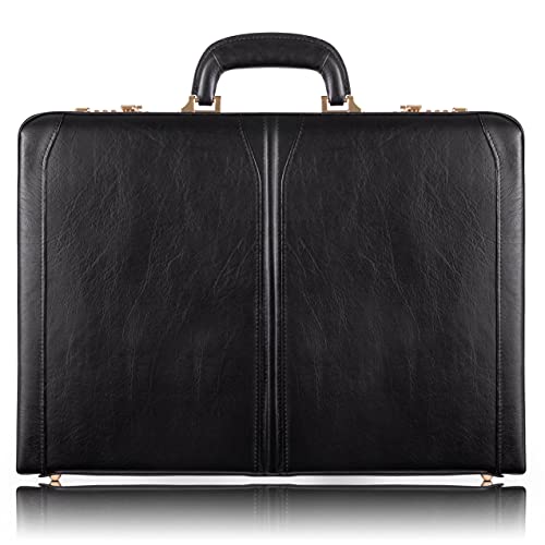 McKleinUSA LAWSON, Leather 4.25" Laptop/Computer & Tablet Business Briefcase Attaché Bag Case, Men Women Laptop Briefcase, Business Bags, Travel Cases