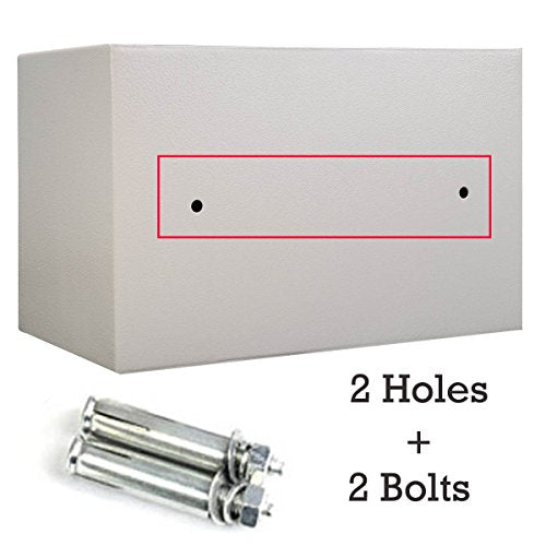 TBLOTYD Digital Electronic Safe Box for Home Office Hotel Security Solid Steel with Keypad Lock/Gray/8.5L ，White-4.6L
