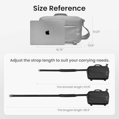 tomtoc 10L Laptop Messenger Shoulder Bag for 13/14-inch MacBook Pro/Air M5