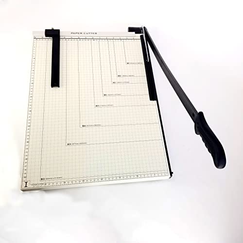 Paper Cutter Guillotine Style 15" Cut Length X 12" Inch Metal Base Trimmer