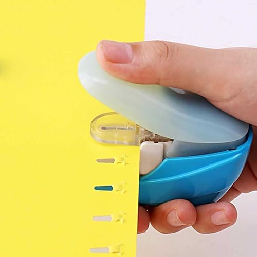 OEKFVCHVZ Stapler Office Needle-Free and Nail-Free Student Supplies Book Ordering Hand-held Mini