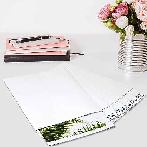 ValBox 9x12 Self Seal Catalog Envelopes 250 Packs White Envelopes with Peel and Seal Flap for Mailing, Organizing and Storage