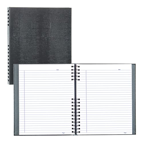 Blueline NotePro™ Executive Notebook, Indexing System, Refillable, Hard Cover, 10.75" x 8.5", 300 Ruled Pages, Gray (A10300.GRY)