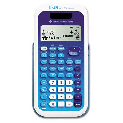 TI 34 Multi View Calc. Blue