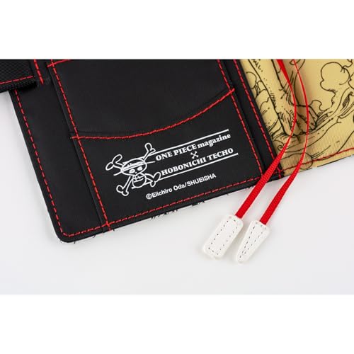 Hobonichi Techo A6 Planner Cover – ONE PIECE magazine: Straw Hat Luffy (Black) (Original Size, Cover Only)