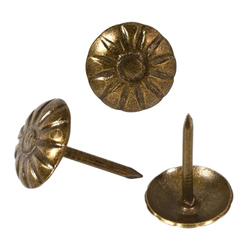 1000Pcs Gold Decorative Push Pins for Sofa, Couch, Office Thumbtacks