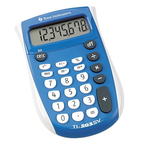 Texas Instruments TI-503 SV 503SV/FBL/2L1 Standard Function Calculator (12 Pack)