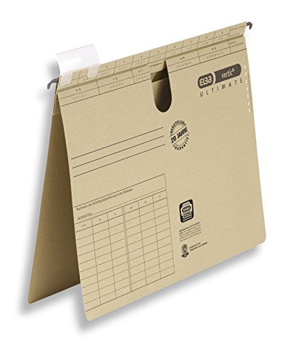Elba Vertic 1/85441 Suspension Files A4 RC Natron Cardboard 230 g/m² Pack of 50