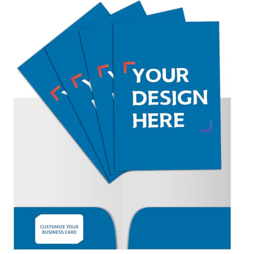 Custom folders with Company Logo| Upload Your Design|Suitable for Business