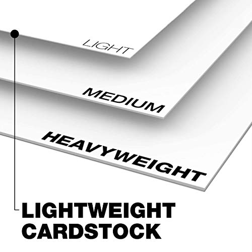 Springhill White 8.5” x 11” Cardstock Paper, 67lb Vellum Bristol, 147gsm, 2,000 Sheets (8 Reams) – Premium Lightweight Cardstock, Vellum Printer Paper with Textured Finish – 016000C