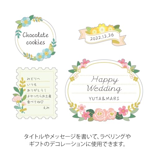 Midori Seal PCM Label Floral Print 82610006