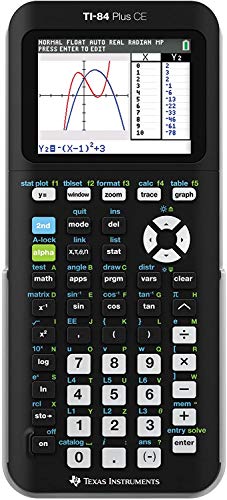 Texas Instruments TI-84 Plus CE Graphing Calculator, Black