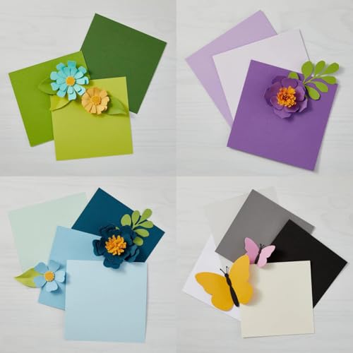 Spellbinders Full 48 ColorWheel Cardstock (8.5" x 11" - 5 Pack (240 sheets)) 100 lb/270 gsm