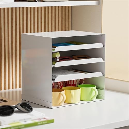 Paper Organizer Storage for Workspace Organizers 5 Tier Letter Tray Desk File Organization Convenient(Purple)