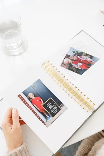 Sugar Paper School Years Memory Book, School Photo Album for Kids from Preschool to 12th Grade, Childhood Keepsake Album with Guided Prompts and Storage Pocket, School Picture Organizer