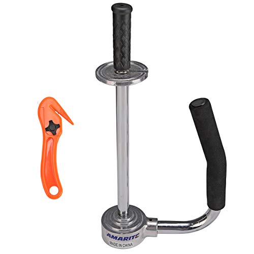 Amarite Shrink Wrap Handle, 11-21.5 Inch Stretch Wrap Dispenser with Cutter