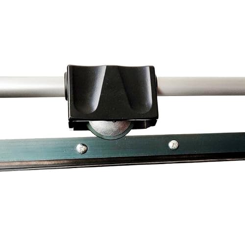 BREVELTION 36" Manual Rotary Paper Cutter, All Steel Precision Paper Trimmer with Grid Lines, Self Sharpen Blade Design, Black