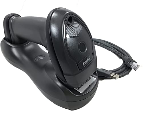 Zebra Symbol LI4278 Cordless Linear Imager Bluetooth Barcode Scanner, Twilight Black - Wireless, 547 scan/s1D, LED with Universal Docking Charger Cradle Standard Base - LI4278-SR20007WR JTTANDS