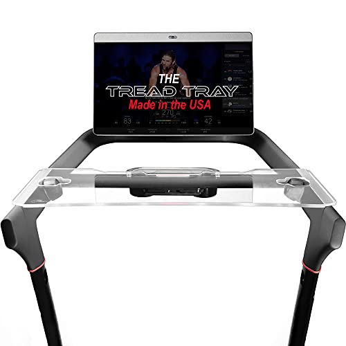 TFD Tread Tray 2.0 for Peloton Tread, Clear, Made in USA