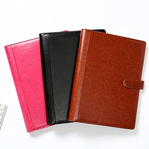 TEDILUVI Document Organizer Folder 4 Binder Manager Briefcase Office Portfolio Bag Hand Clip File