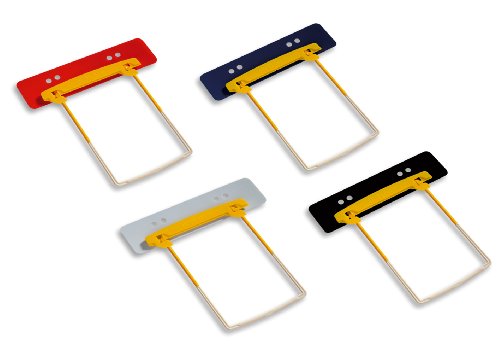 Jalema Clip Plus 5712525 Filing Clips Assorted Colours Pack of 100 Yellow/White