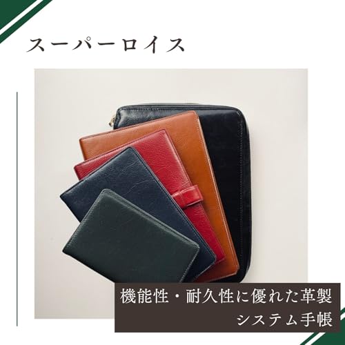 Raymay Fujii JDP3009C Da Vinci Standard Pocket Brown Personal Organizer