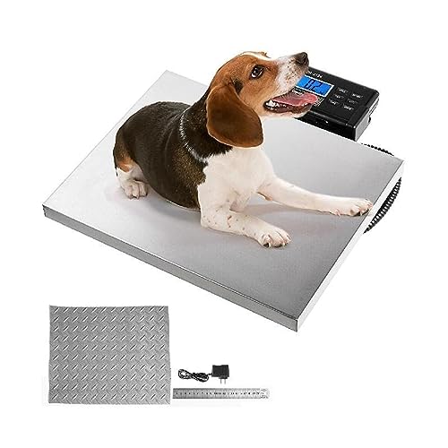 Digital Livestock Scale Large Pet 38 X 30cm Vet Scale Stainless Steel Platform Elect Ronic Postal Shipping Scale(400LBS)