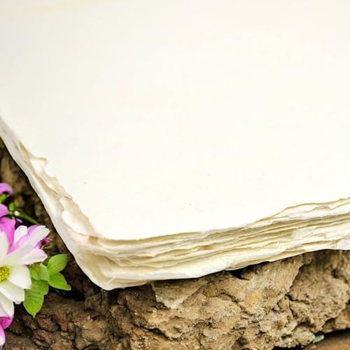 Kathmandu Valley Co. 100% Cotton Off-White Printer Paper 8.5x11, 25 Sheets
