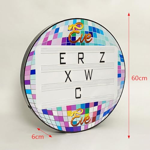 pealiritansemen LED Light Sign Changeable Letter Boards, LED Lighted Display Message Board with Letters Numbers, Hand Holding Light Up Sign Board, for Bar/Party/Home/Restaurant/Cafe
