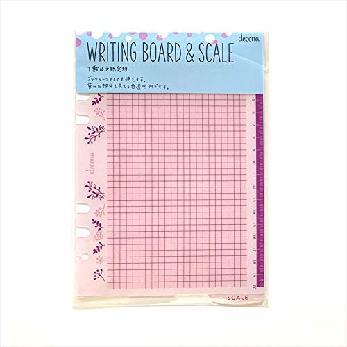 Raymay Fujii HAR496 Notebook Refill Decona Underlay & Scale A5 White Clear