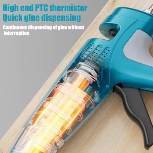 Xiaojuandm 500W Full Size Industrialt Glue Gun, Professional Digital Temperature Control, 60S Fast Preheating, Professional Grade Hot Glue Gun for Carpentry, Repairs & Remodeling