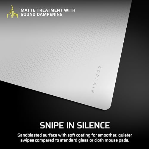 Corsair MM Glass Precision Gaming Mouse Pad – Gray