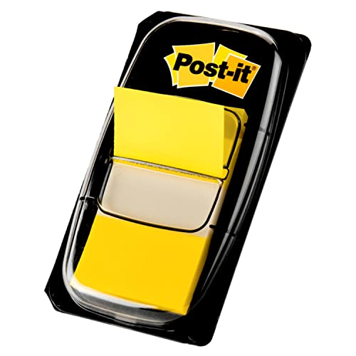 Post-it Flags Value Pack, 50/Dispenser, 24 Dispensers/Pack, 1 in Wide, Yellow (680-5-24)