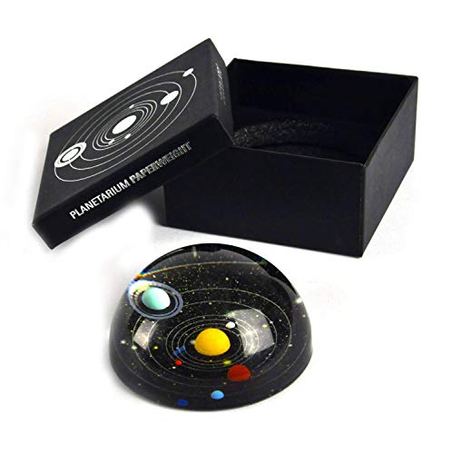 Kikkerland Planetarium Paperweight (SC22), 3.25" x 3.25"