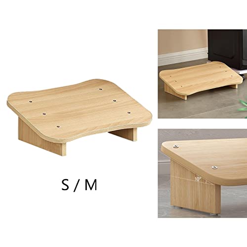 WODHAZNC Under Desk Footrest Stool Stable Non Skid Foot Rest for Work Footstool Stepping(40x30x14cm)