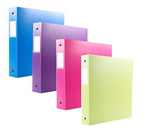 3-Ring Binder, 1", Neon (50573-64970) - 48 Pack